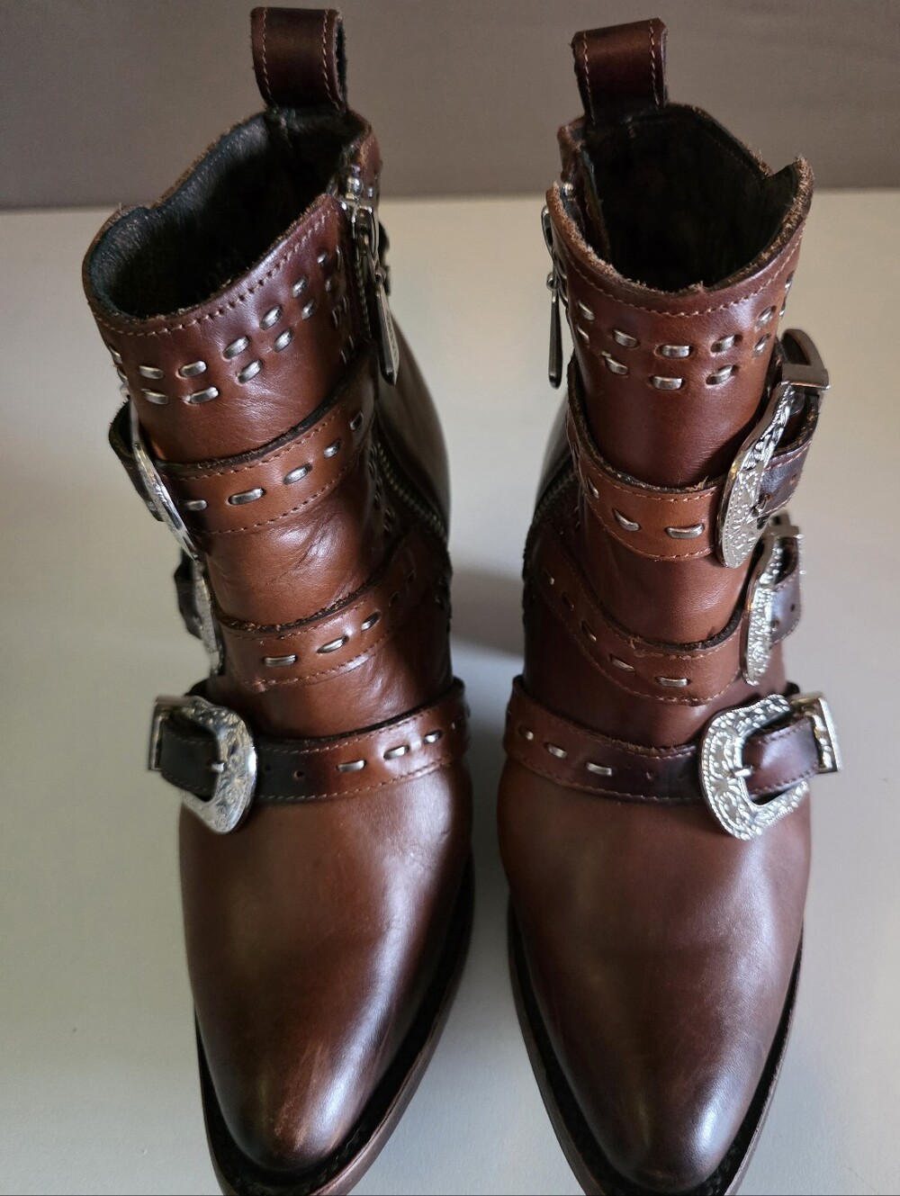 Cuadra maple cowhide leather ankle boots women’s Sz 6 1/2 - Picture 4 of 16